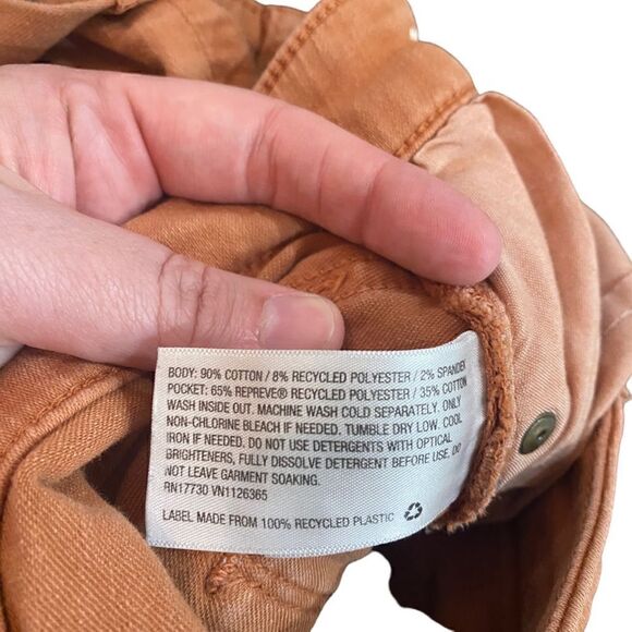 Universal Thread rust color jeans shorts size 2/26R cuffed pockets - Picture 4 of 6